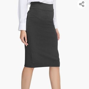 Urban CoCo, Heather Grey, Pencil Skirt, Size M
